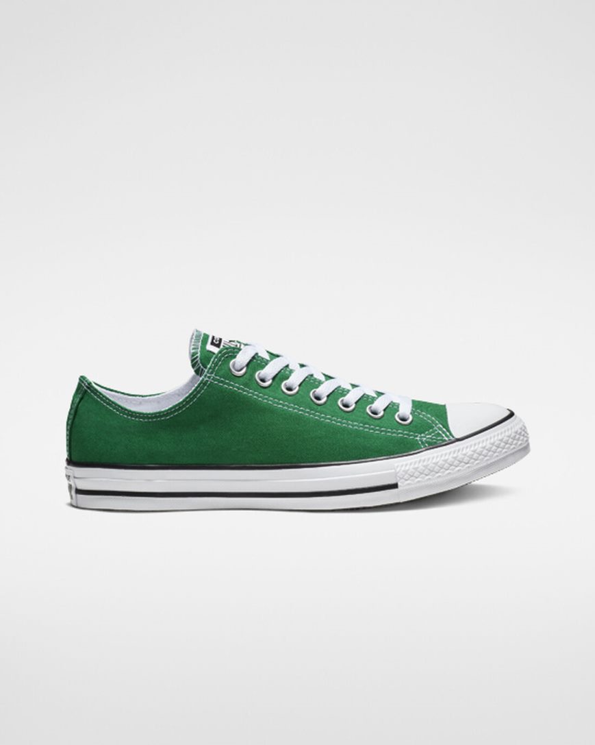 Women\'s Converse Chuck Taylor All Star Classic Low Top Shoes Green | AU 96081P